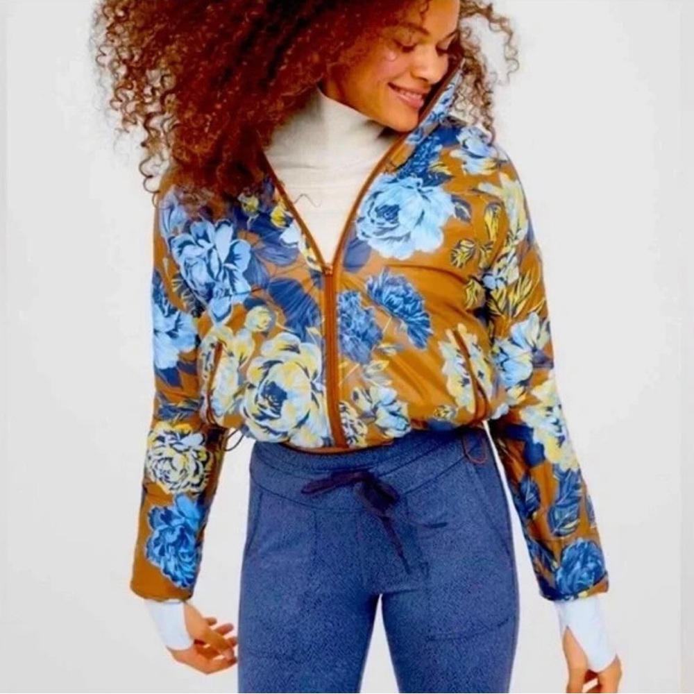 Aerie Offline Floral Women's XS Ski Puffer Jacket